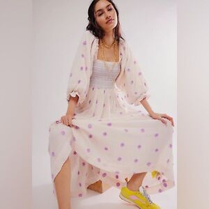 Free People Dahlia Floral Dress